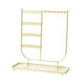 thumbnail image 2 of yuksok Jewelry Display Stand Jewelry Display Rack Elegant for Women Girls Jewelry Stand gold, 2 of 7