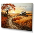 thumbnail image 2 of Designart "Farmhouse Farmstead Mosaic Painting III" Farm Canvas Art Print, 2 of 5