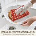 thumbnail image 5 of 2 Pcs Funny Kitchen Towels,Red Christmas Reindeer Pattern Microfiber Dish Towels,Kitchen Tea Towels,Kitchen Towel Set (18" X 26"), 5 of 7