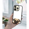 thumbnail image 5 of FINCIBO Soft Rubber Protector Cover Case for Apple iPhone 14 Pro Max 6.7" 2022, Animal Pug Puppy Dog, 5 of 5
