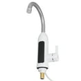 thumbnail image 1 of 3000W  Water Heater Faucet, Tankless Stainless Steel Kitchen Heating Tap, Fast Heating, Digital Temperature Display, Rotatable Water Pipe, 1 of 7