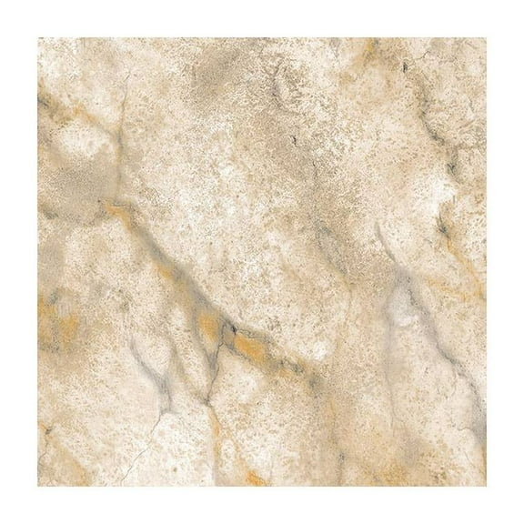 Concord Wallcoverings Textured Wallpaper Faux Featuring Marble, Beige Brown, 21 In x 33 Ft (56 sq. ft), TX34846