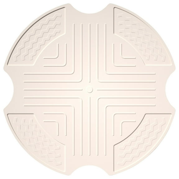 Haidf Silicone Air Fryer Mat, Non-Slip Heat-Resistant Pads for Ninja Crispi FN101 Series, Countertop Protector for Glass Air Fryer, Pots, and Pans, Air Fryer Accessories, 10.2 Inch, Beige