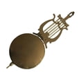 thumbnail image 3 of relayinert Clock Metal Pendulum Hanging Decor Wall Clocks Desk DIY Movement Clock Clock Gold Long 20cm Brown Rod, 3 of 6