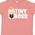 thumbnail image 4 of Inktastic Tiny Boss with Baby in Suit Girls Toddler T-Shirt, 4 of 5