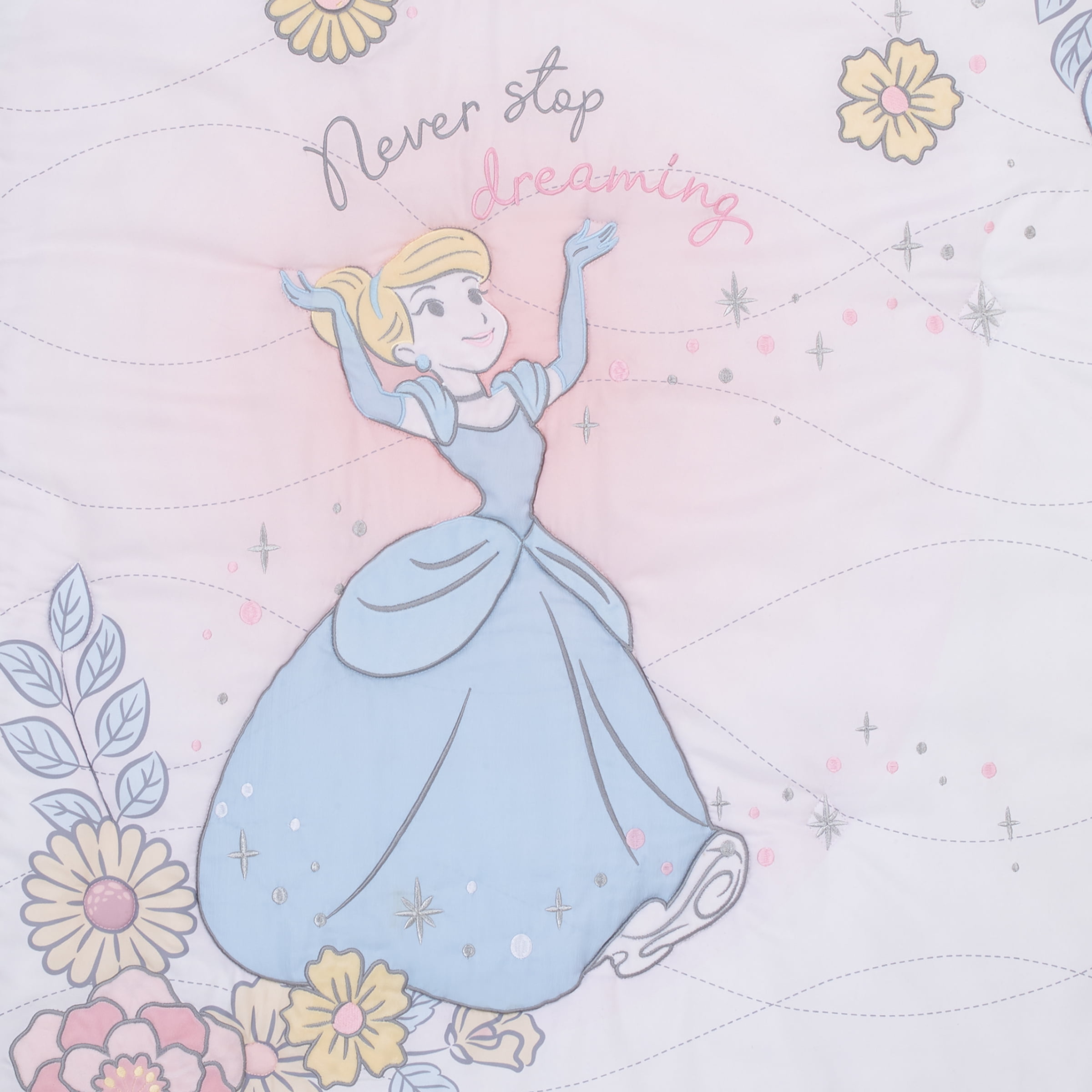 Disney Sweet Princess Cinderella 3 Piece Crib Bedding Set