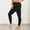 Black, variant on Women's Pull-On Stretchy Leggings Solid Color High Waisted Tight fit Long Yoga Pants Workout Gym Running Volleyball Pants