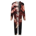 thumbnail image 4 of Jujutsu Kaisen Unisex Onesie Pajamas Zipper Jumpsuit Hooded One Piece Sleepwear for Family Mens Womens, 4 of 7