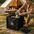 thumbnail image 3 of Camping Trash Can,Collapsible Trash Can Camping,Collapsible Trash Can, Pop-Up Lightweight,16IN Foldable Camping Trash Can, Patio Garbage Can(Black), 3 of 8