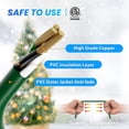 thumbnail image 2 of K KASONIC 1 to 4 Splitter Extension Cord with 31FT Combined Length, Green, 2 of 7