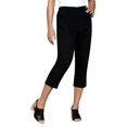 thumbnail image 1 of Roaman's Denim 24/7 Plus Size Capri Pull-on Stretch Jean, 1 of 4