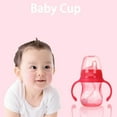 thumbnail image 3 of rygai 180ML Baby Water Cup Anti choking Dustproof Good Sealing Built in Ball with Handle Drink Water Anti leakage Rounded Handle Kids Bottle Sippy Cup for Daily Use Green, 3 of 8