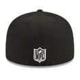 thumbnail image 4 of Men's New Era Black Cincinnati Bengals  Main Patch 59FIFTY Fitted Hat, 4 of 6