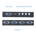 thumbnail image 3 of 4 Port VGA Splitter 4-in 1-Out Video Metal Splitter Switch Adapter for LCD PC TV, 3 of 8