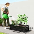 thumbnail image 3 of Outsunny Raised Garden Beds Set of 2, Galvanized Planter Box, Black, 3 of 10