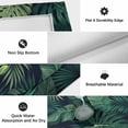 thumbnail image 6 of Tropical Plants Outdoor Rug for Patio/Deck/Porch, Non-Slip Large Area Rug 5 x 7 Ft, Summer Watercolor Green Palm Leaves Indoor Outdoor Rugs Washable Area Rugs, Reversible Camping Rug Carpet Runner, 6 of 8