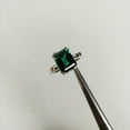 thumbnail image 3 of 2Ct Lab Created Emerald Women's Engagement Ring Emerald Cut 14K White Gold Plated, 3 of 5