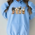 thumbnail image 5 of Pugs and Coffee Hoodie Sweatshirt, 5 of 7