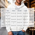 thumbnail image 7 of Men's Fleece Full Zip Hoodie, Fall Long Sleeve Hooded Sweatshirt Coat, Loose Causal Hoodie Jackets with Pockets, 7 of 7