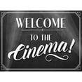 thumbnail image 2 of Perrenoud, Aubree 32x25 Gold Ornate Wood Framed with Double Matting Museum Art Print Titled - Welcome to the Cinema!, 2 of 4