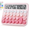 thumbnail image 1 of Calculadora mecánica con interruptor, calculadora con pantalla LCD grande de 12 dígitos y botones, calculadora con pantalla LCD grande, 1 of 4