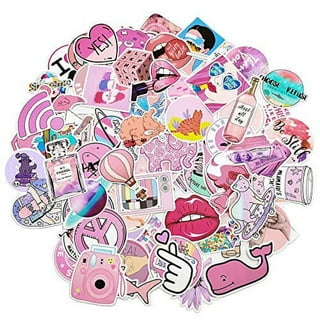 Hottest 50 pcs Pink Stickers - Pink Gifts for Women, Girls - Pink Aesthetic  Stickers, Girly Stickers, Cute Pink Stickers, Pink Stickers Aesthetic