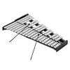 32-Note Xylophone Glockenspiel Wooden Base Aluminum Bars with Mallets