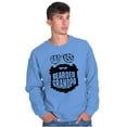 thumbnail image 5 of Baddie Bearded Grandpa Cool Funny Men's Crewneck Sweatshirt Brisco Brands L, 5 of 6