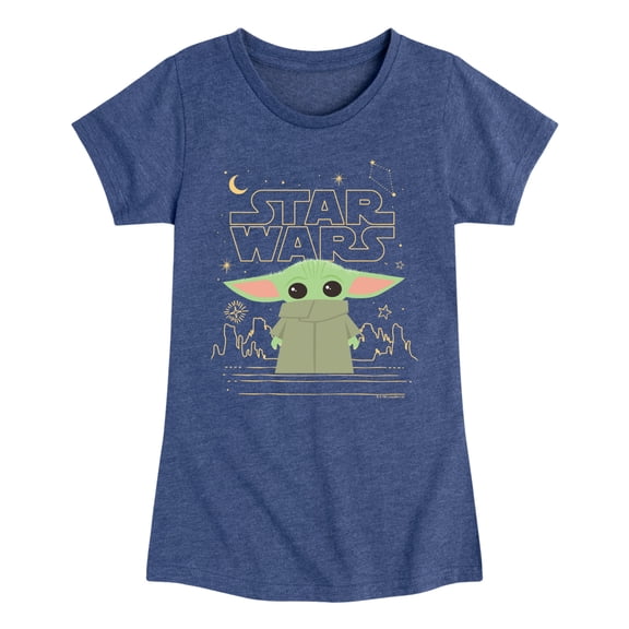 Star Wars - The Child - Youth Girls Fitted Short Sleeve T-Shirt