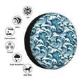 thumbnail image 4 of Gukieu Ocean Waves Print Car Tire Cover, Adjustable Waterproof and Dustproof Tire Protection Cover, Suitable for SUV, Truck, Van-14 inch, 4 of 6