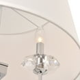 thumbnail image 6 of Pasargad Home PGS-10 Azure Metal & Glass Contemporary Chandelier Lights, Chrome & Clear, 6 of 8