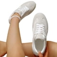 thumbnail image 2 of Women Retro Fashion Trendy Sneakers with Foam Insole Casual Shoes for Walking Tennis Classic Non-Slip Comfort Shoes, 2 of 6