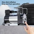 thumbnail image 6 of Tgbvmt Tire Inflator Portable Air Compressor for Car Tires 12V Auto Tire Pump Pressure Gauge Cylinder Power System Wide Range of Applications Includes Extra Nozzles Fast Inflation and Monitoring, 6 of 9