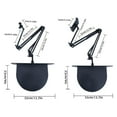 thumbnail image 3 of Retractable Hidden Bedside Phone Tablet Holder 2023 Upgrade Adjustable 4-Joint Arm Stand Universal Mount for Bed Sofa Desk, 3 of 8