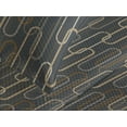 thumbnail image 3 of Ambesonne Vintage Quilted Coverlet 3 Pcs, Retro Oval Shapes Earthy, Queen Size, Dark Grey and Sand Brown, 3 of 4
