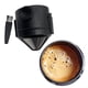 thumbnail image 1 of Filtro de café portátil, fácil de limpiar, sin papel, acero inoxidable, 1-2 tazas, soporte para té, café, cono de filtro de café para acampar en casa, B con cepillo en caja Baoblaze Verter sobre cafetería, 1 of 8