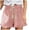 Pink, variant on Women Straight Leg Casual Pants High Waist Sports Loose Shorts Casual Fashion Pants Shorts for Women Casual Fishnet Shorts Women