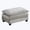 Gray, variant on Cloud Sofa Ottoman, Modular Oversized Ottoman for Sectional Couch, Chenille Upholstered Footrest Stool for Living Room, Bedroom, Apartment, Black
