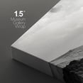 thumbnail image 4 of PixonSign Canvas Print Wall Art Set Retro Mountain & Forest Valley Nature Wilderness Photography Realism Rustic Landscape Relax/Calm Black and White for Living Room, Bedroom, Office - 24"x36"x3, 4 of 5