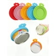 thumbnail image 2 of 2pcs Random Color Silicone Pet Food Can Cover, Sealing, Preservation, Durable, 2 of 5
