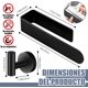 thumbnail image 2 of Juego de 2 Piezas de Accesorios de Baño, Toalleros de Baño Sin Taladro Adhesivo y Ganchos de Toalla para Baño Acero Inoxidable para Uso En Cocinas, Balcones y Baños (Negro), 2 of 4