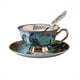 thumbnail image 1 of Juego de tazas y platillos de alto color, exquisita taza de té británica Retro de cerámica, juego de té, tazas de café europeas, 1 of 6