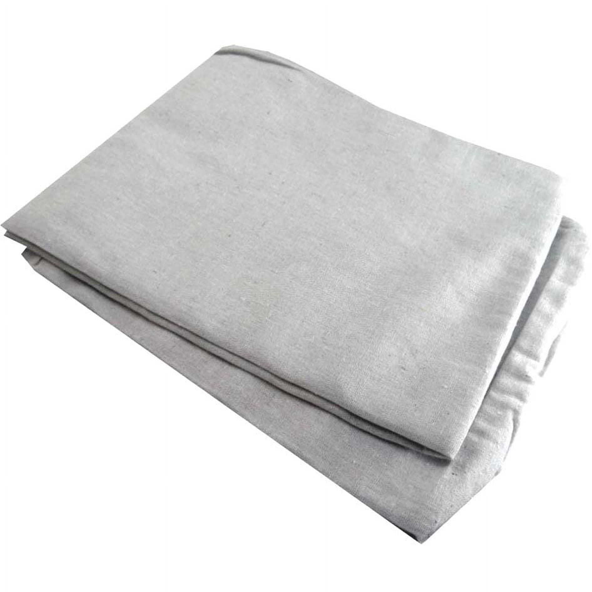 CCS Canvas Drop Cloth With Grommets – 12x12 Ft Heavy Duty Cotton Duck Tarp, 12 Oz, Washable & Reusable Floor Cover For Painting & Backdrops