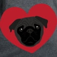 thumbnail image 3 of CafePress - Pug Love Women's Classic T Shirt - Women's Traditional Fit Dark T-Shirt, 3 of 4