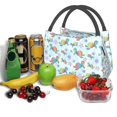 thumbnail image 3 of Fotbe Colorful Sea Turtle Bolsa Térmica Portátil con Estampado, Bolsa de Entrega de Alimentos Aislada, Bolsa Reutilizable de Gran Capacidad para Comidas y Supermercado, 3 of 6