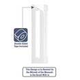 thumbnail image 4 of A&S Mezuzot Clear Mezuzah Case in Acrylic-Lucite Design Waterproof Judiaca Gifts Modern Home Prosperity Decor (Navy, 6 Inches), 4 of 5