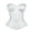 White, variant on SRZYMJ Corset for Womens Elegant Strapless Long Torsette Bodysuit for Wedding Dresses and Daily Wear with Full