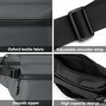 thumbnail image 3 of One-shoulder chest bag anti-splashing travel small backpack diagonal chest bag - grey, 3 of 6