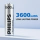 thumbnail image 4 of Paquete de 8 baterías AA de litio recargables y cargador PHILIPS, 4 of 9