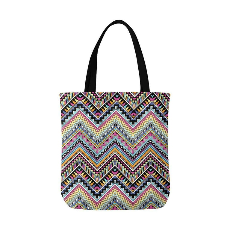 Multicolor Printed Cloth Shopping Bag